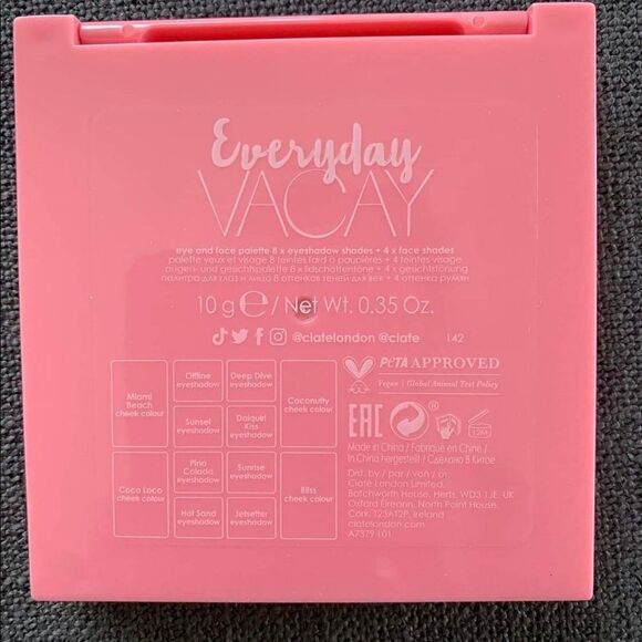 CIATE London Everyday Vacay Eye & Face Palette - Picture 10 of 11